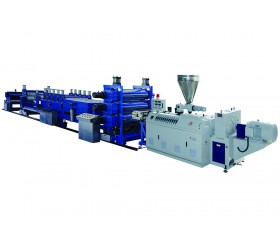 PVC wave tile extrusion production line